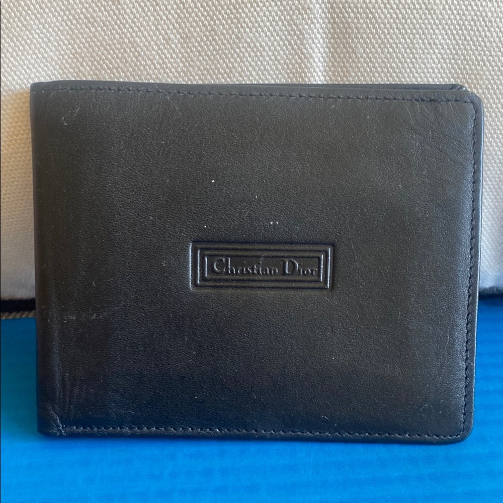 Dior Black Leather Wallet